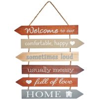 Multi Arrow Welcome Hanging Sign