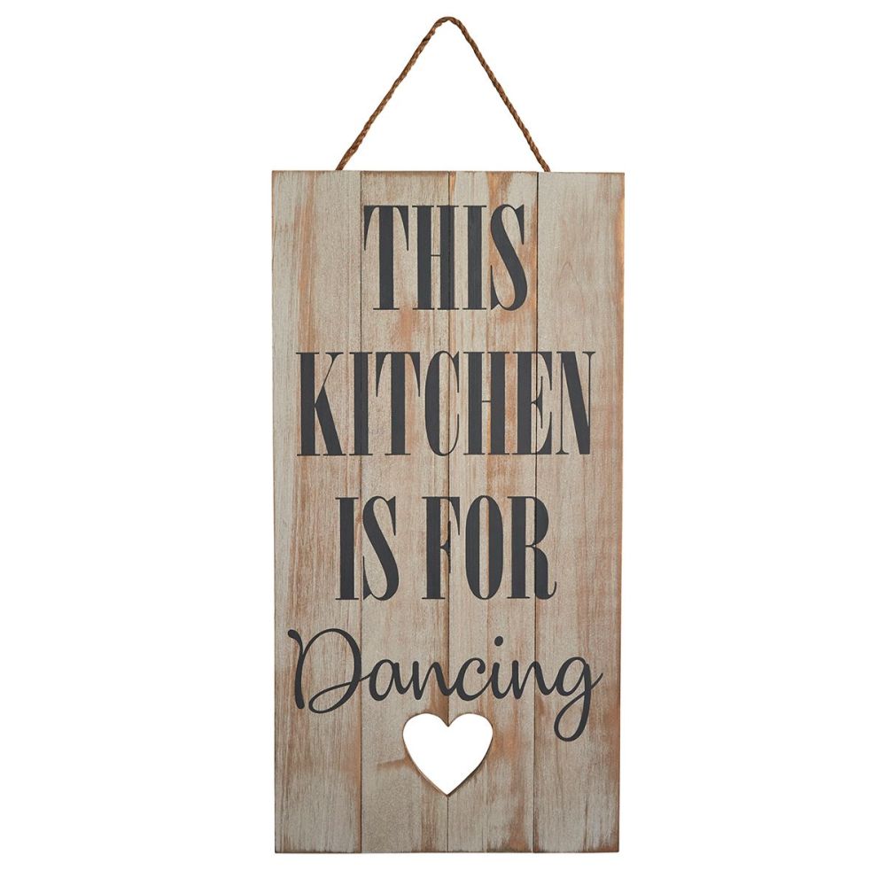 This kitchen is for dancing fun wall sign