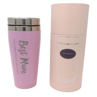 Mother's Day Pink Thermal Stainless Steel Travel Mug Personalised.