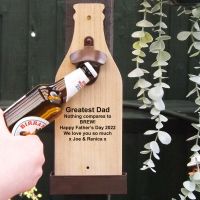 Wall Mounted Bottle Opener personalised with a name and message | A Unique Father's Day Gift