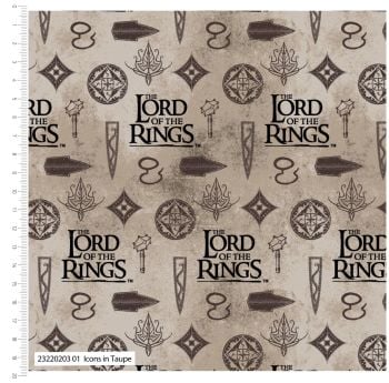 Lord Of The Rings| Icons On Taupe