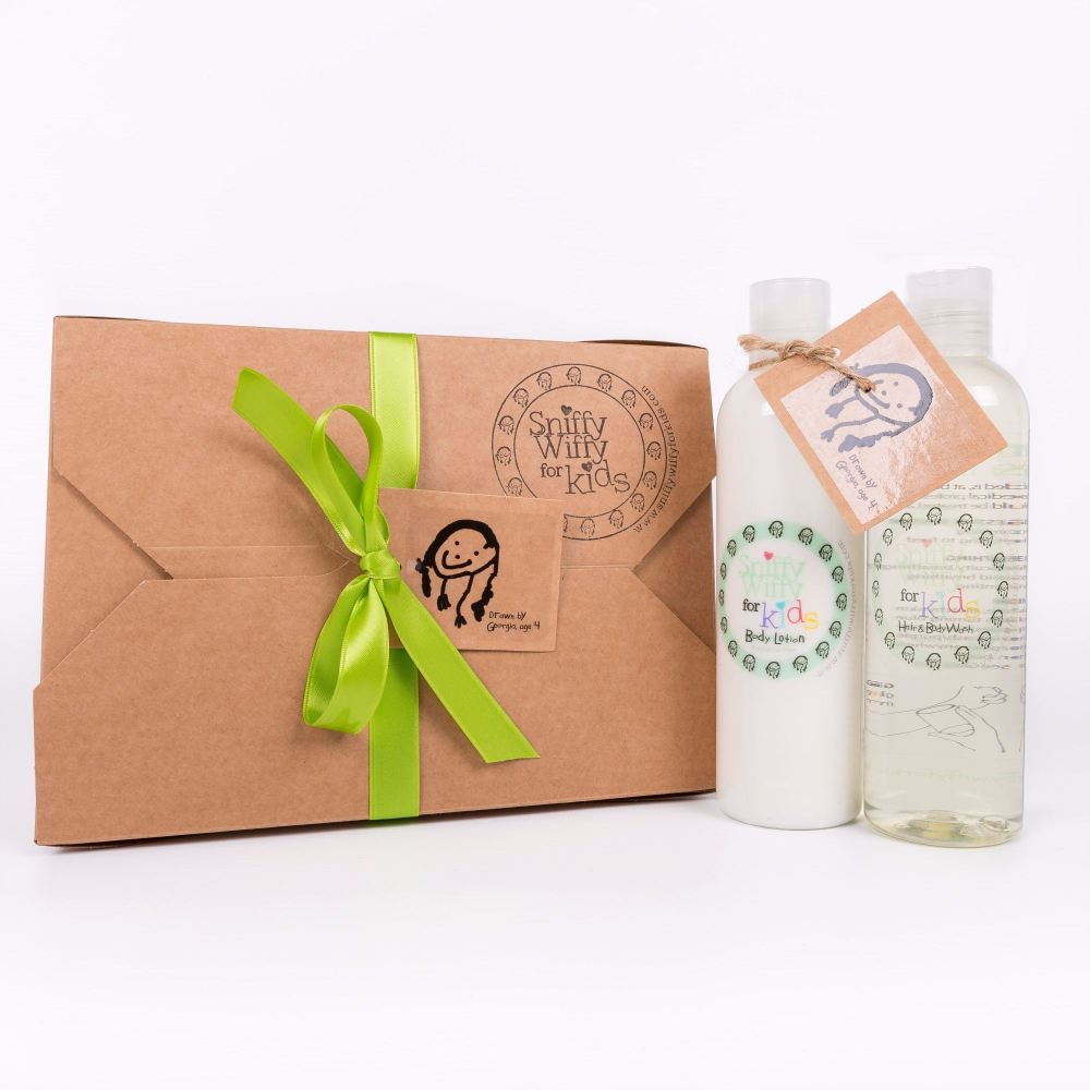 Hair & Body Wash and Body Lotion set
