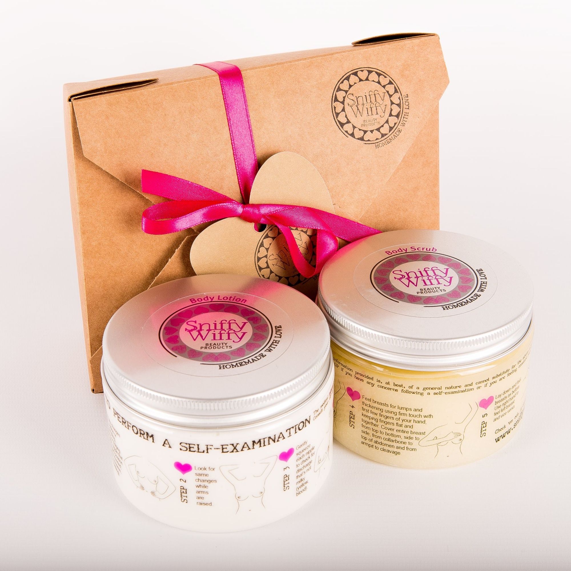 lotion and scrub gift set