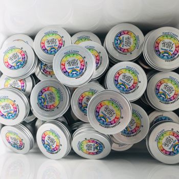 Gift Donation of 100 x mini Hand Creams plus 3 free 120ml tubs