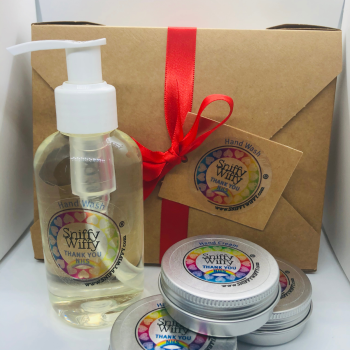 Gift Boxed Hand Wash & 3 mini Hand Creams