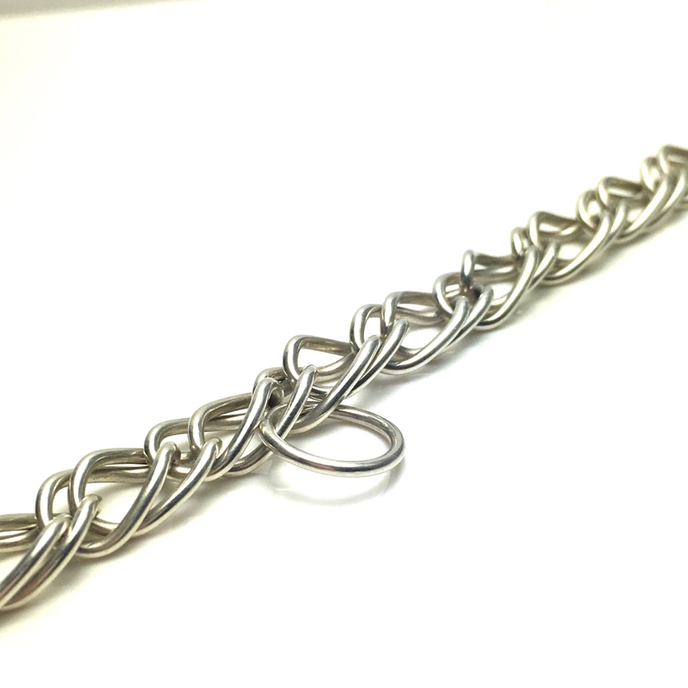 Horse curb chain bracelet