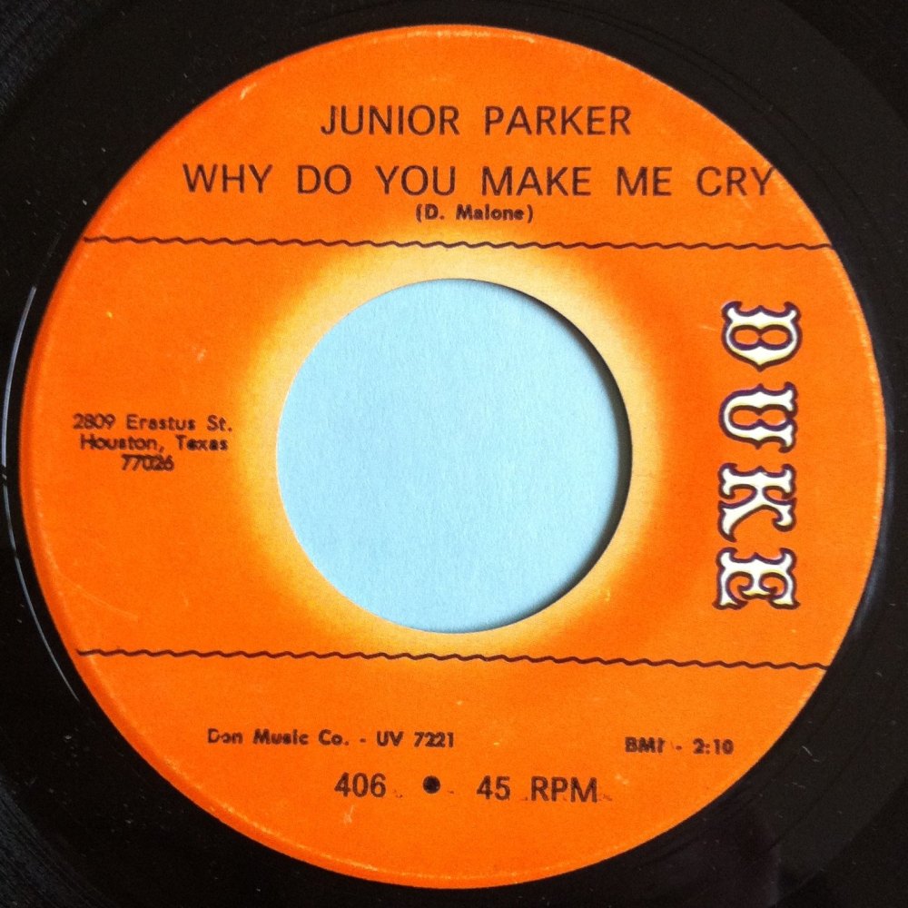 Junior Parker - Why do you make me cry - Duke - Ex