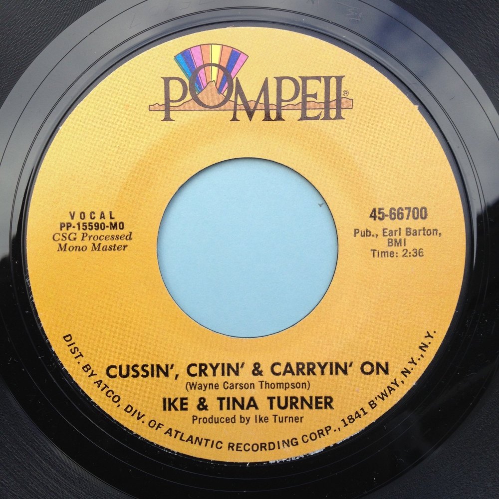 Ike & Tina Turner - Cussin' and carryin' on - Pompeii - M-