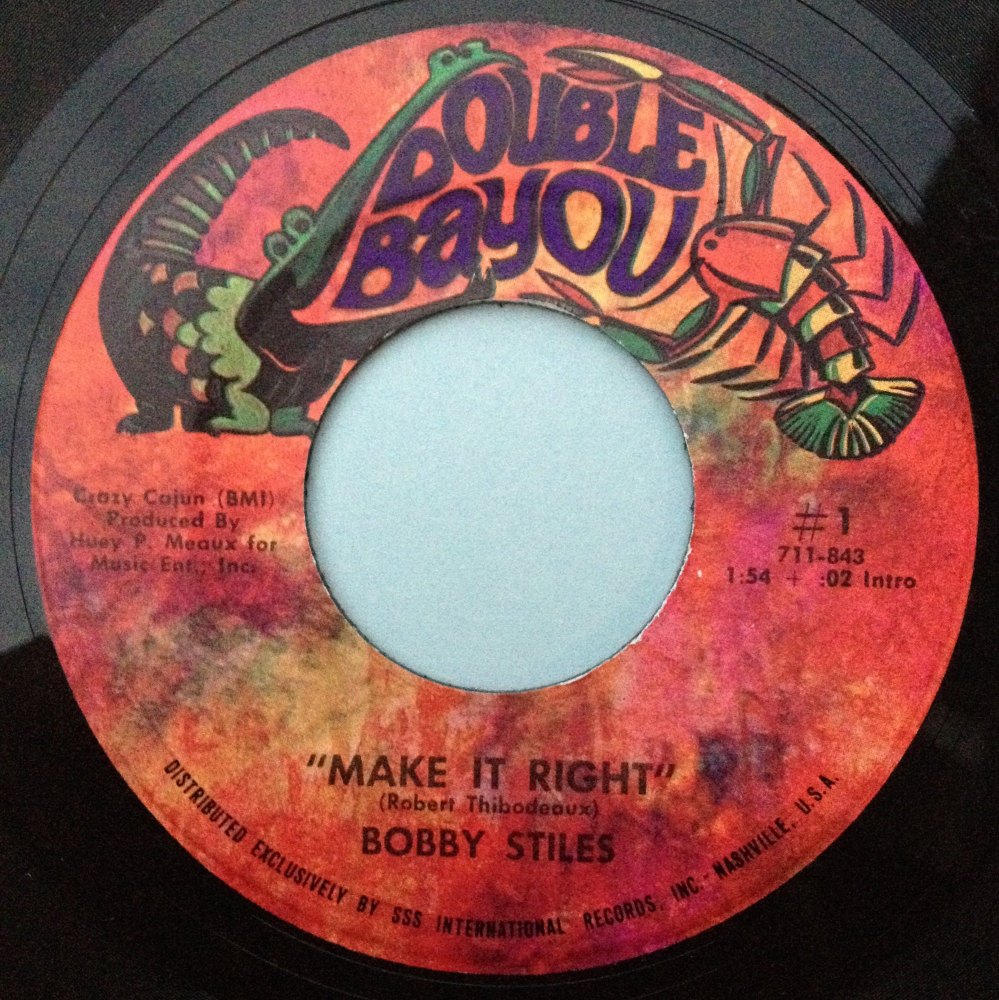 Bobby Stiles - Make it right - Double Bayou - M-