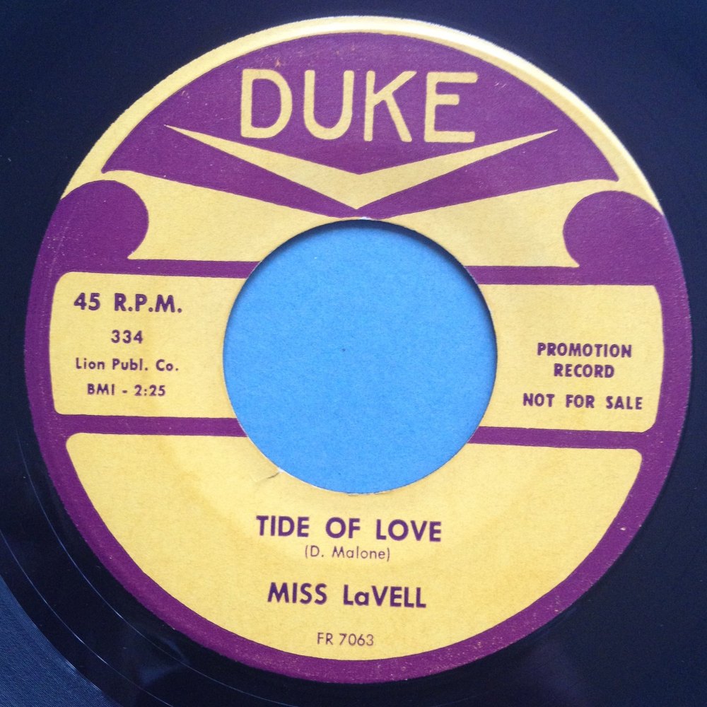 Miss Lavell - Tide of love - Duke - Ex-