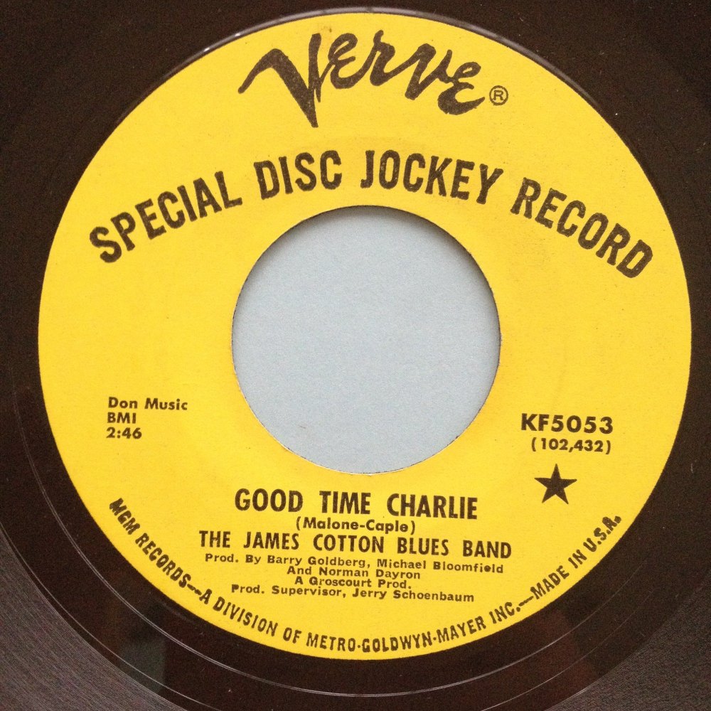 James Cotton Blues Band - Good time Charlie - Verve Promo - VG++