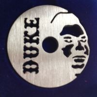 Duke 60s - Buddy Ace silhouette (hold to light for full effect - see extra pic!)