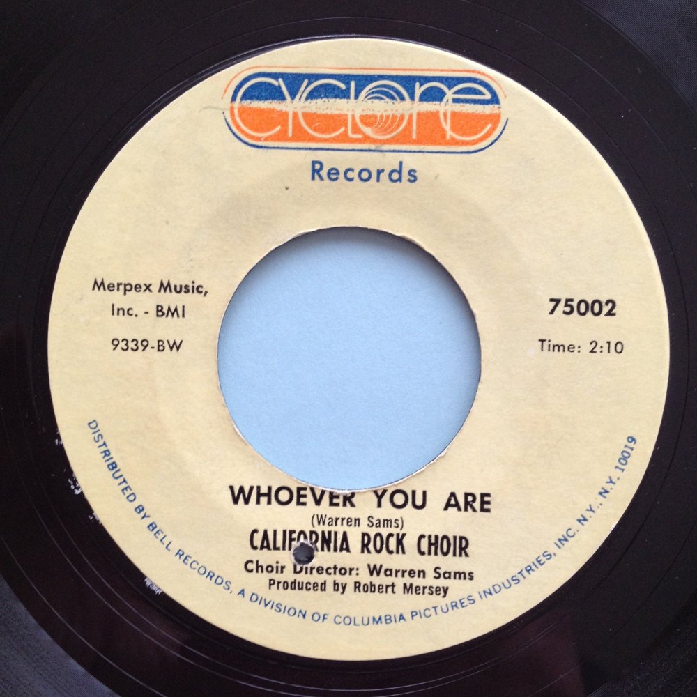 California Rock Choir - Whoever you are - Cyclone Ex
