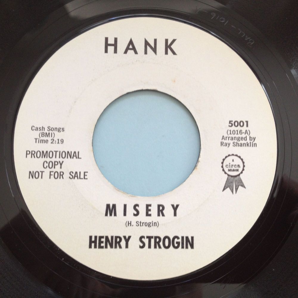 Henry Strogin - Misery - Hank promo - M-