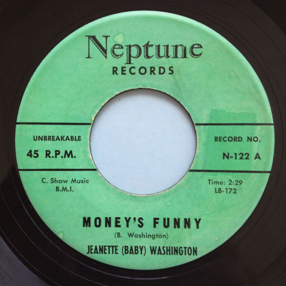 Jeanette 'Baby' Washington - Money's funny - Neptune - Ex