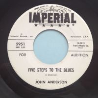 John Anderson - Five steps to the blues - Imperial promo - M-