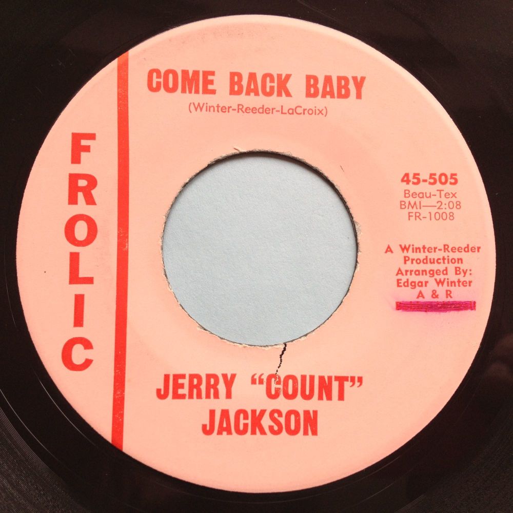 Jerry 'Count' Jackson - Come back baby - Frolic - M- (swol)
