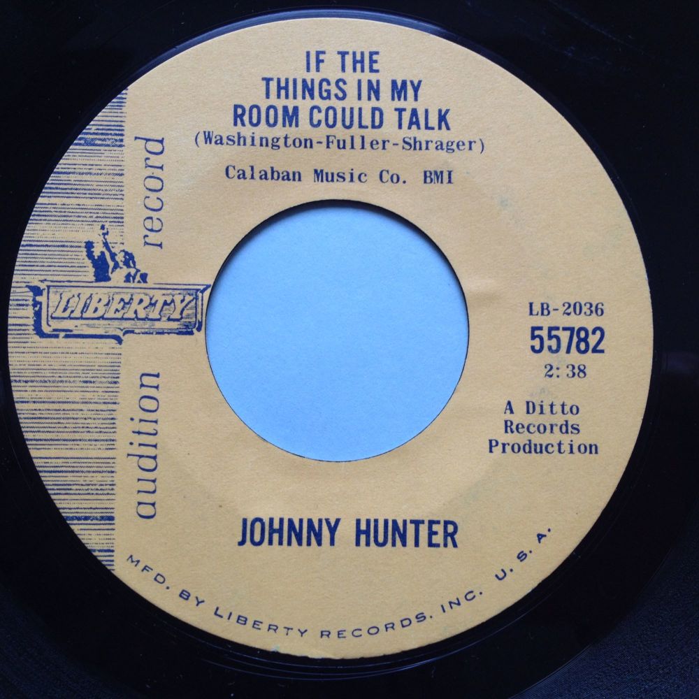 Johnny Hunter - If the things in my room could talk - Liberty promo - Ex