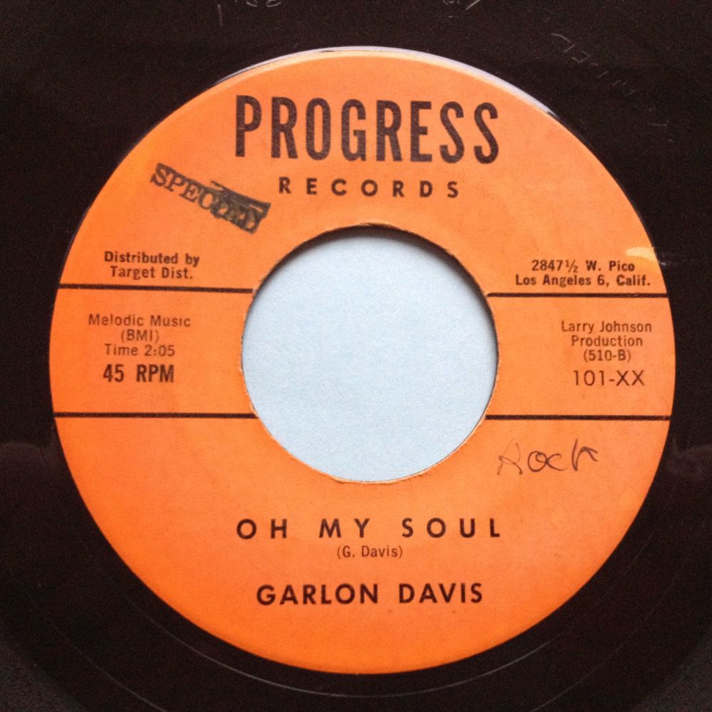 Garlon Davis - Oh my soul - Progress - Ex
