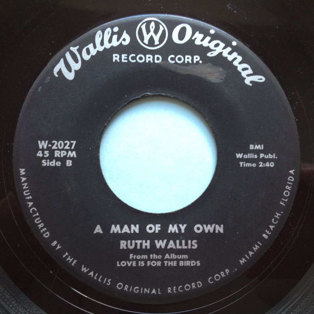Ruth Wallis - A man of my own - Wallis Original - VG+