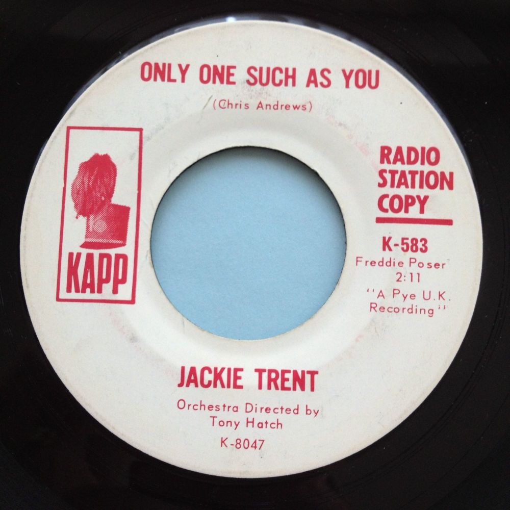 Jackie Trent - Only one such as you - Kapp promo - Ex-
