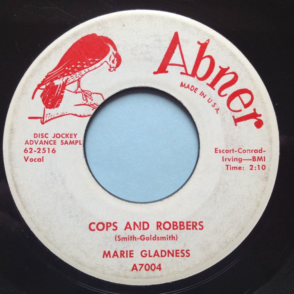 Marie Gladness - Cops and Robbers - Abner promo - VG+