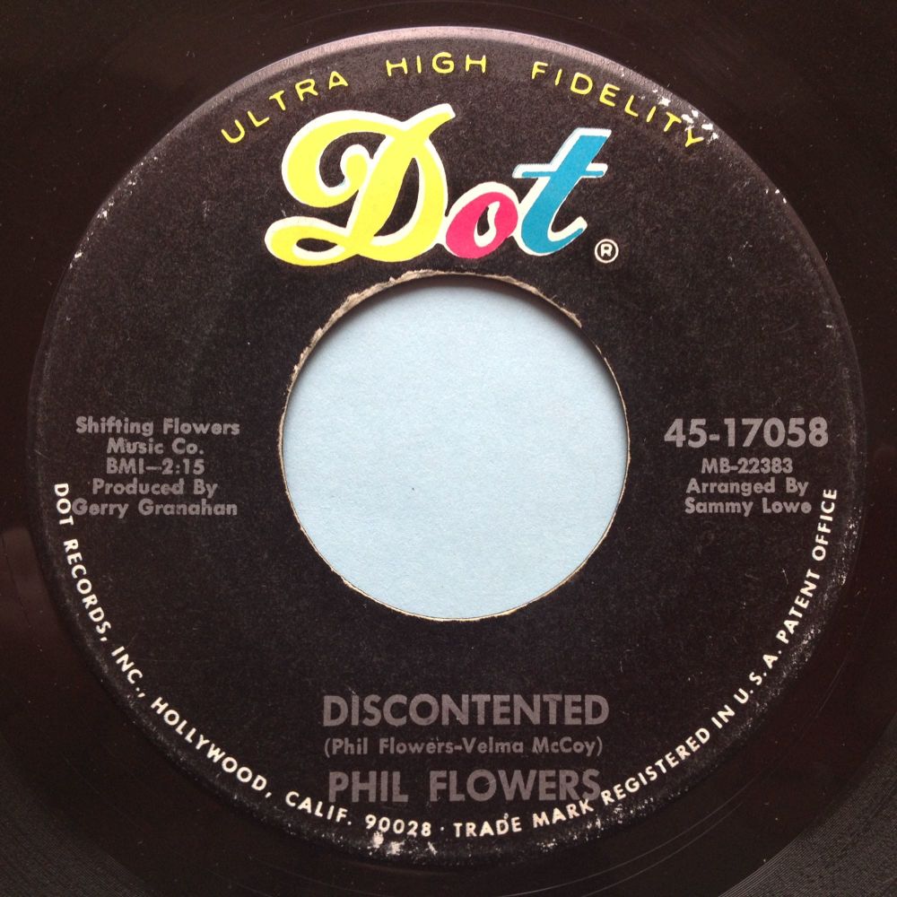 Phil Flowers - Discontented - Dot - Ex-