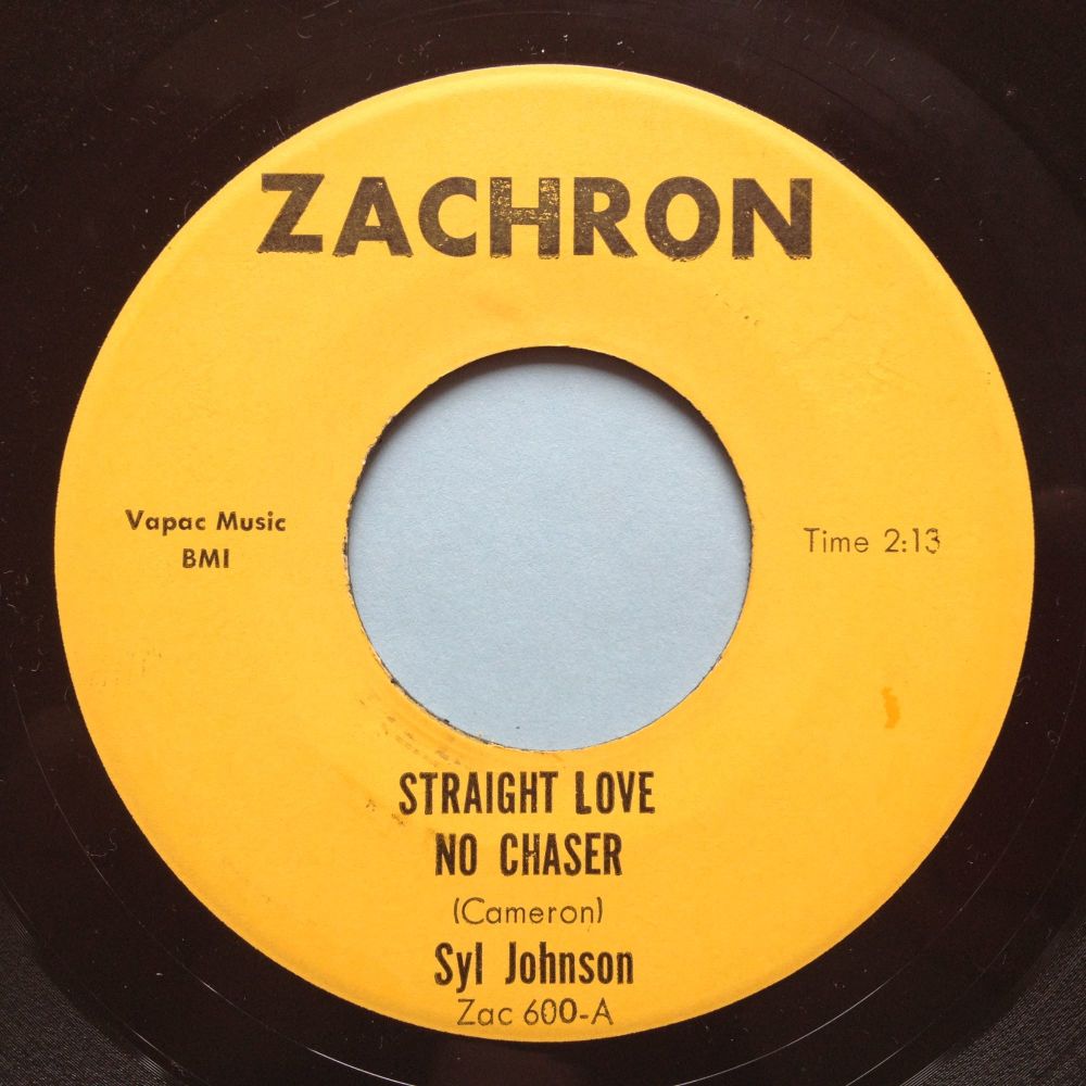 Syl Johnson - Straight love, no chaser / Surrounded - Zachron - Ex