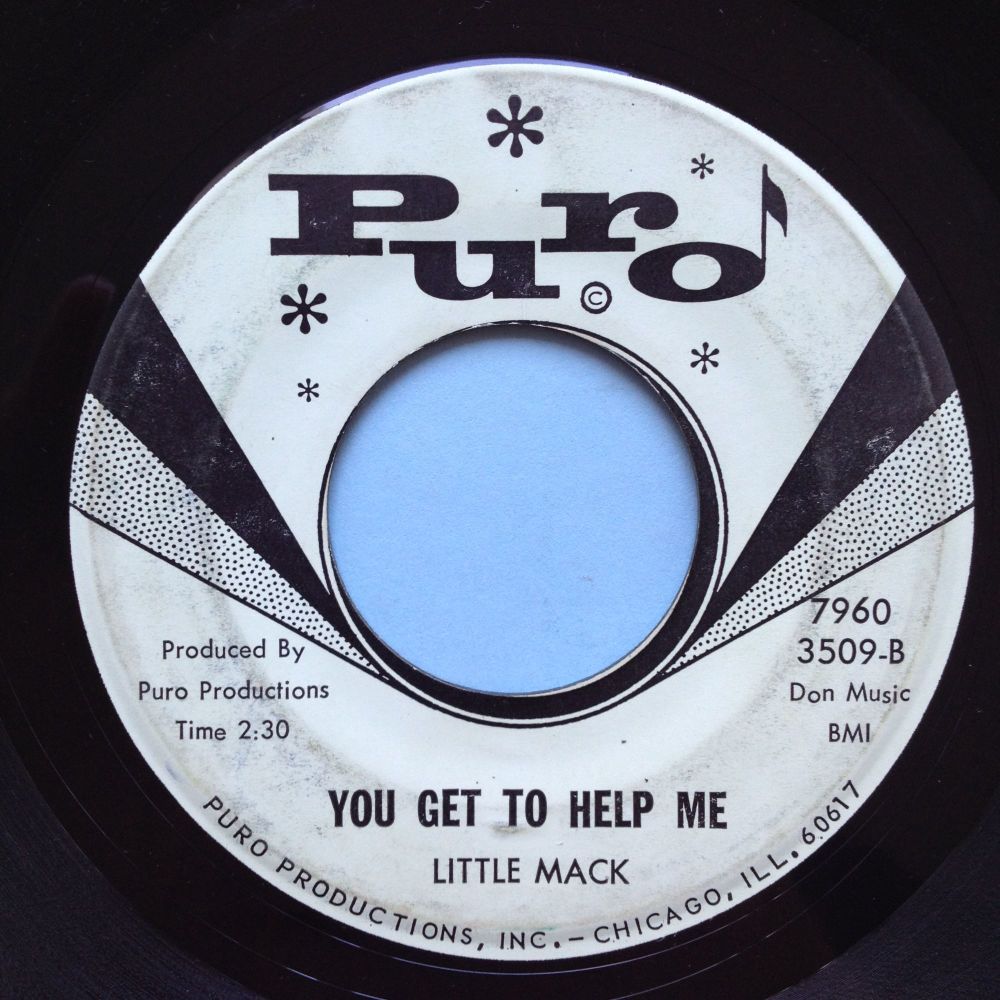 Little Mack - You get to help me / Mother-in-law blues - Puro - VG+
