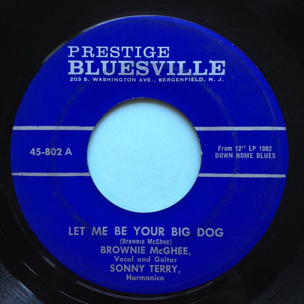 Brownie McGhee with Sonny Terry - Let me be your big dog - Prestige Bluesville - Ex-