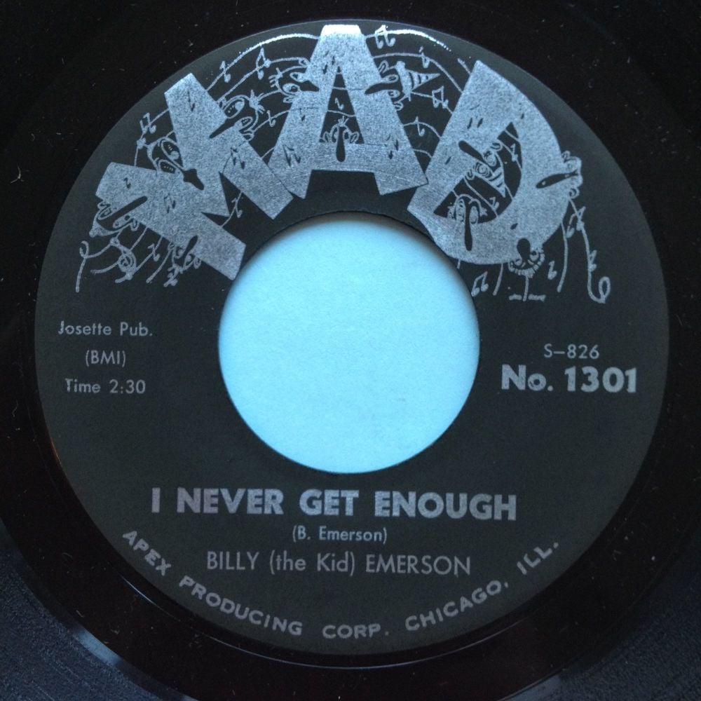 Billy (the kid) Emerson - I never get enough - Mad - Ex