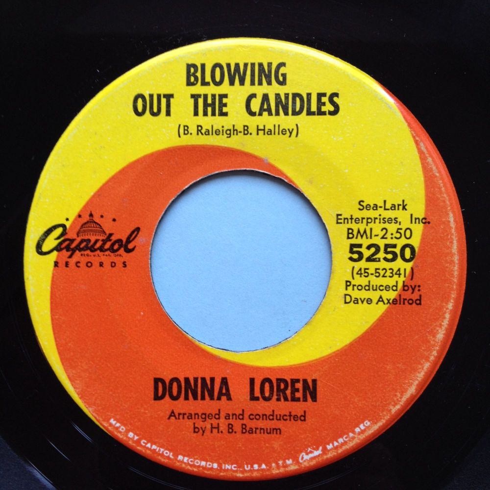 Donna Loren - Blowing out the candles - Capitol - Ex-