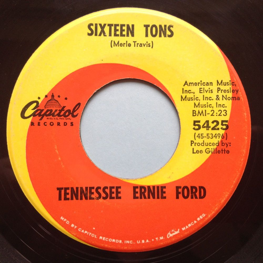 Tennessee Ernie Ford - Sixteen Tons / Hicktown - Capitol - Ex