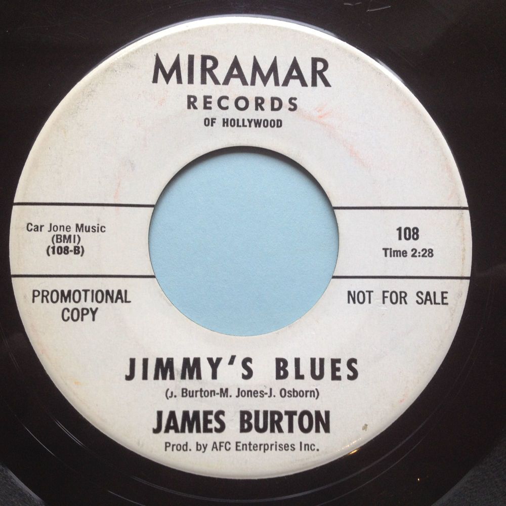James Burton - Jimmys Blues - Miramar promo - Ex-