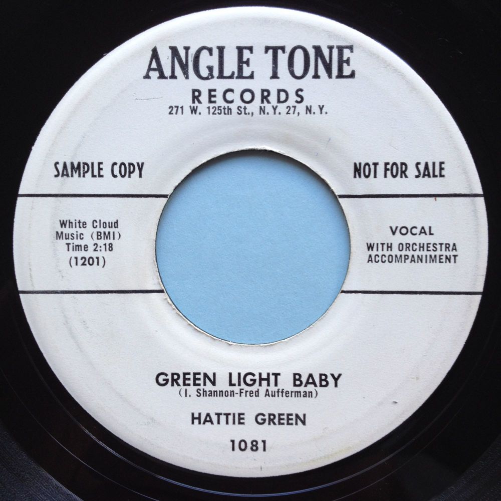 Hattie Green - Green light baby - Angle Tone promo - Ex-