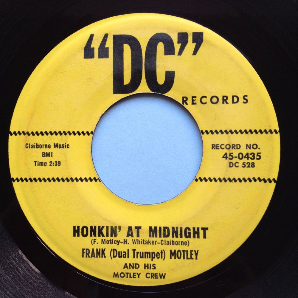 Frank "Duel Trumpet" Motley - Honkin at Midnight - DC - Ex