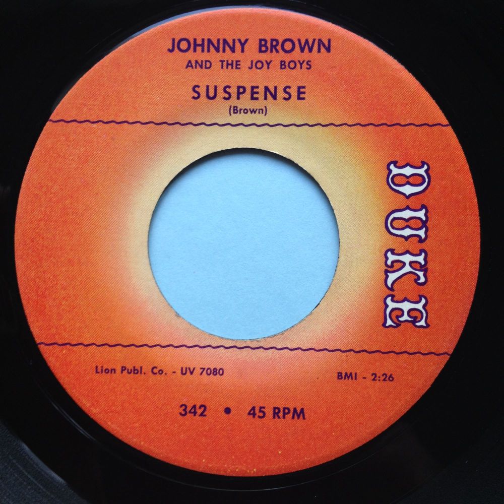 Johnny Brown & Joy Boys - Suspense - Duke - Ex-