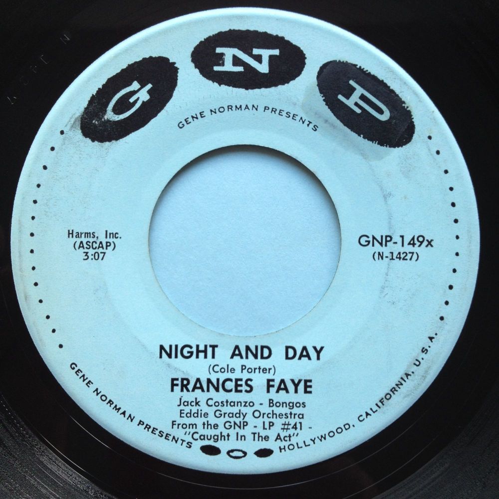 Frances Faye (feat Jack Constanza) - Night and Day - GNP - Ex