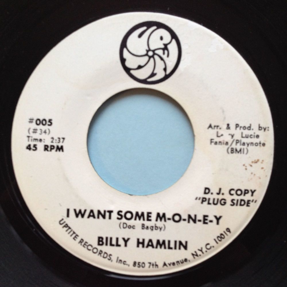 Billy Hamlin - I want some m-o-n-e-y - Uptite promo - Ex