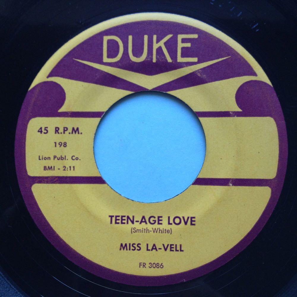 Miss La-Vell - Teen-age Love - Duke - VG+
