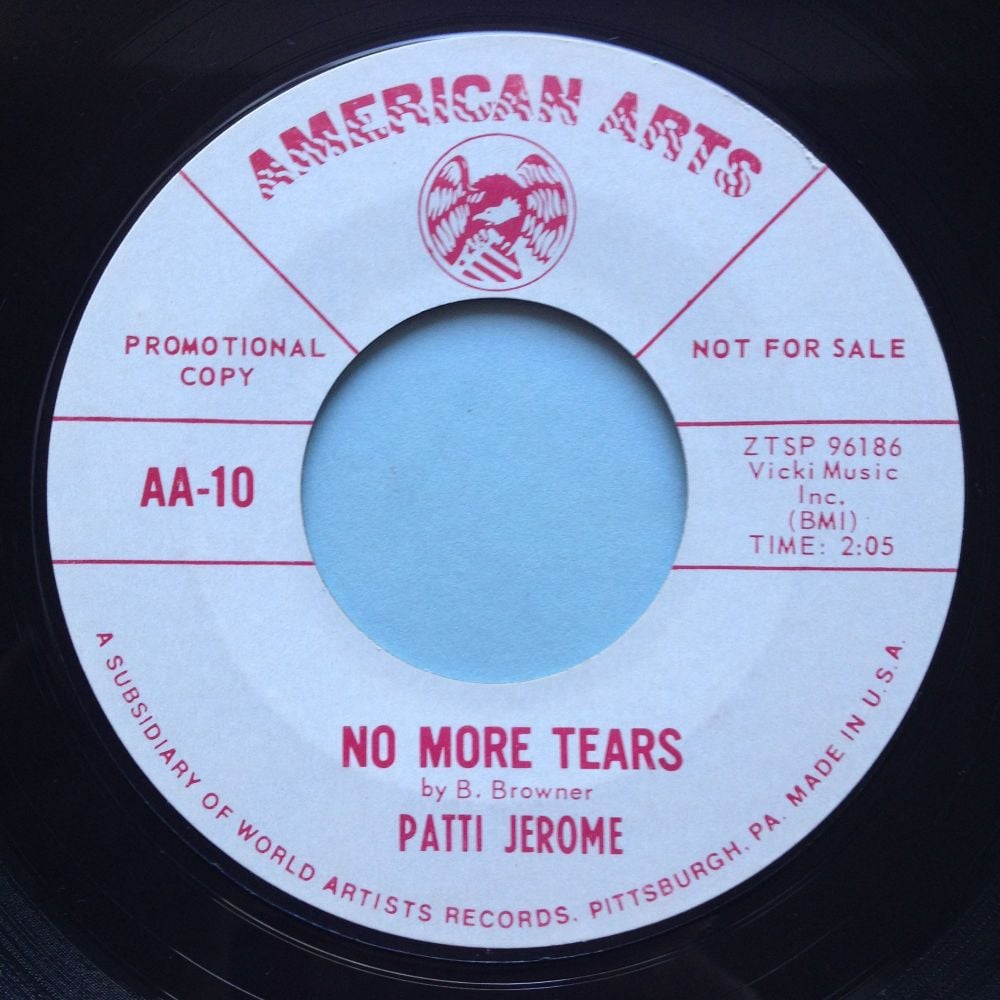 Patti Jerome - No more tears - American Arts promo - Ex