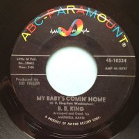 B.B. King - My baby's comin home - ABC - VG+ 