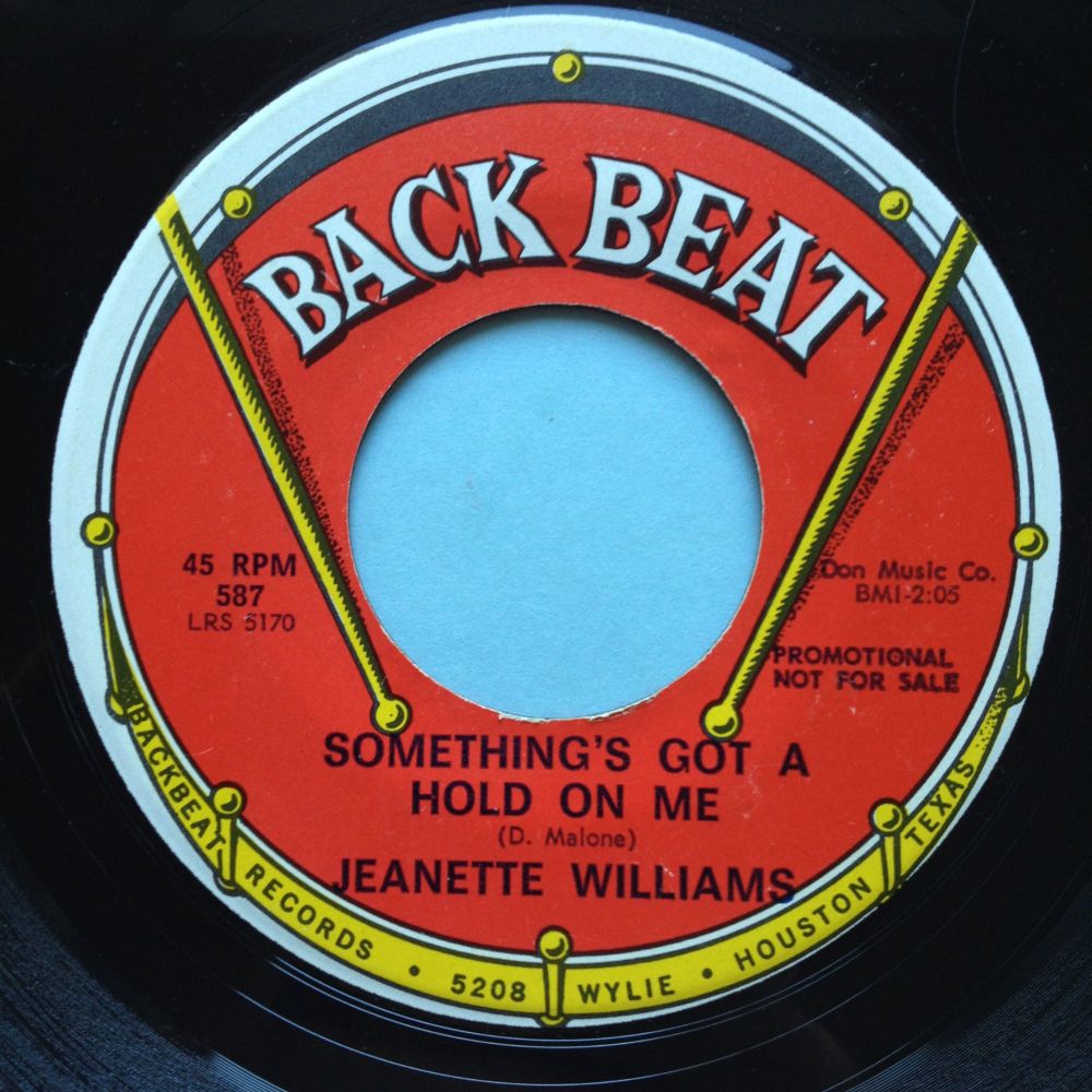 Jeanette Williams - Somethings got a hold on me - Backbeat - Ex-