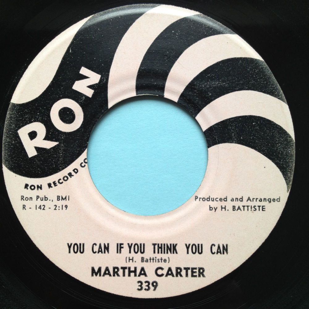 Martha Carter - You can if you think you can - Ron - Ex-