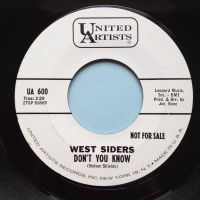 West Siders - Don't you know - United Artists promo - Ex
