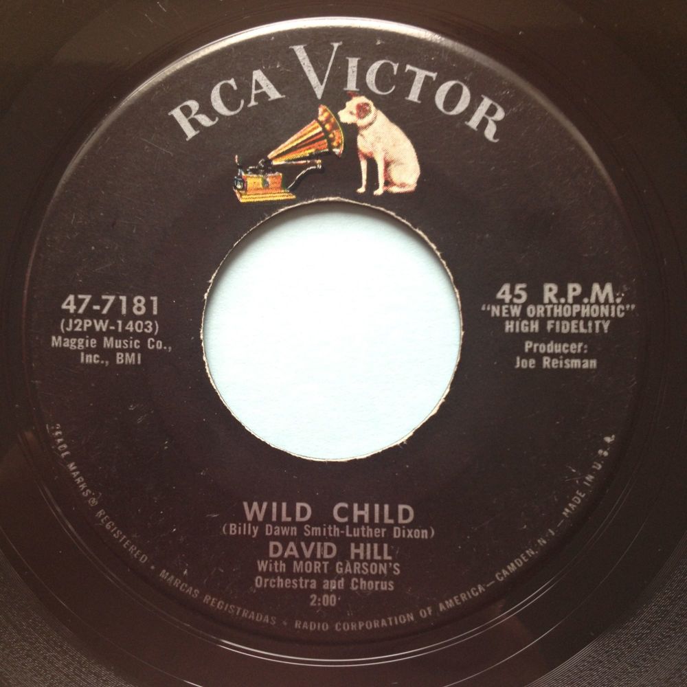 David Hill - Wild Child - RCA - Ex (slight dish nap)
