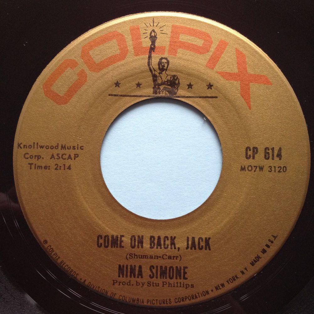 Nina Simone - Come on back Jack - Colpix- Ex
