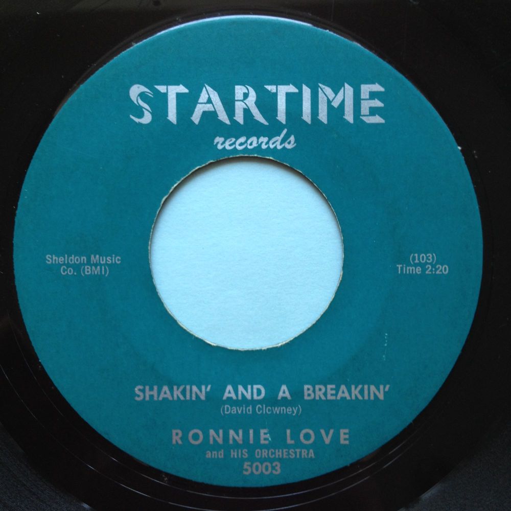 Ronnie Love - Shakin' and a breakin - Startime - VG+