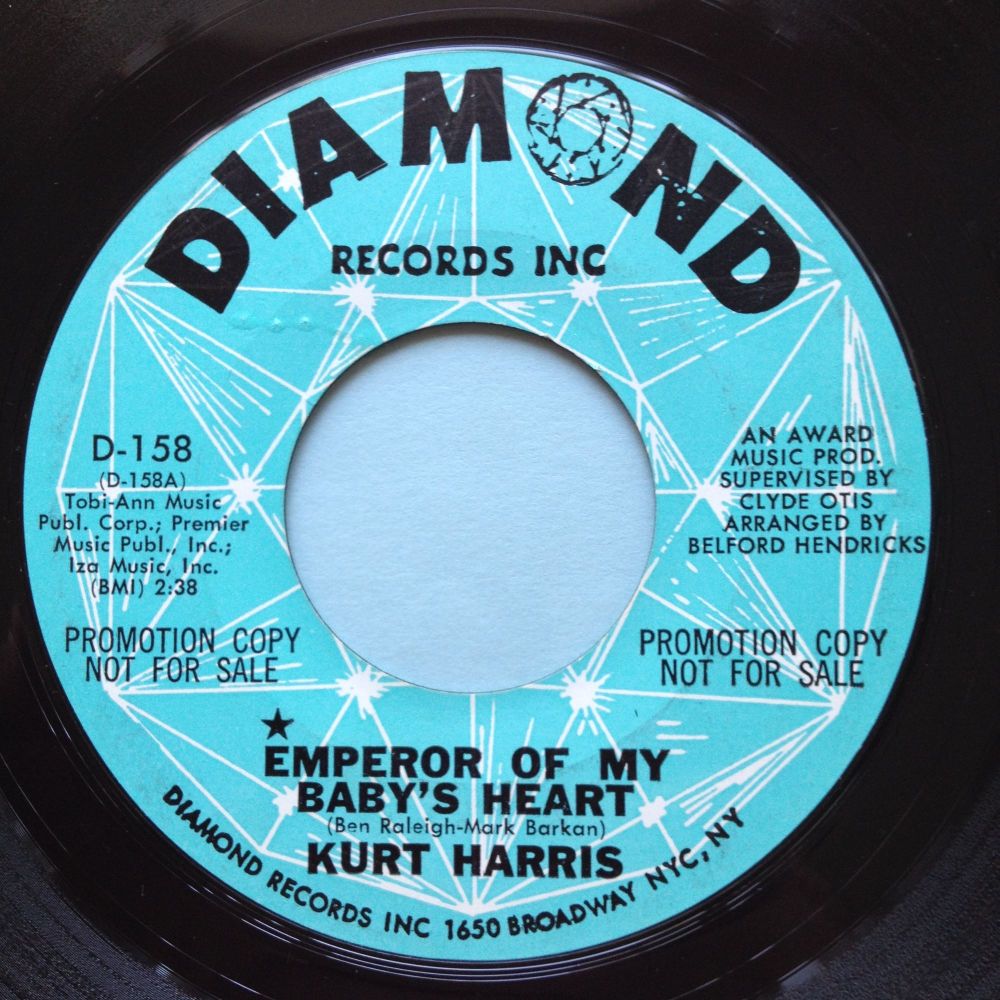 Kurt Harris - Emperor of my baby's heart - Diamond promo - Ex