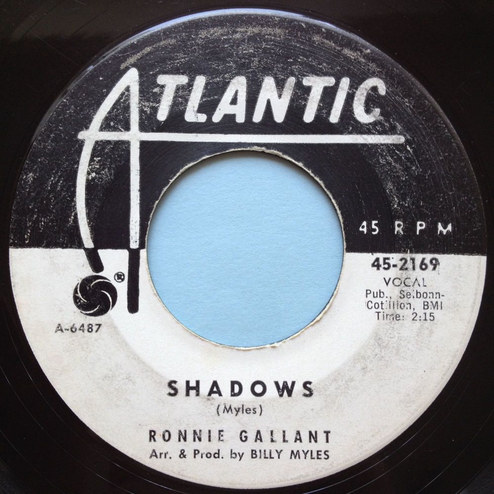Ronnie Gallant - Shadows - Atlantic promo - VG+